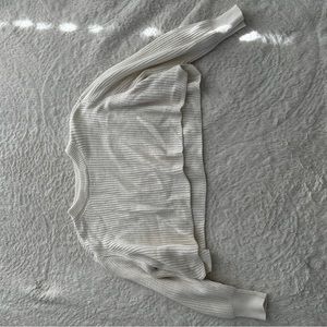 cropped knit sweater